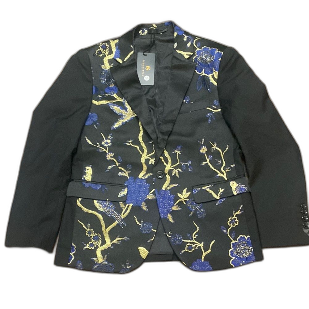 Cloudstyle Embroidered Blazer Suit Jacket